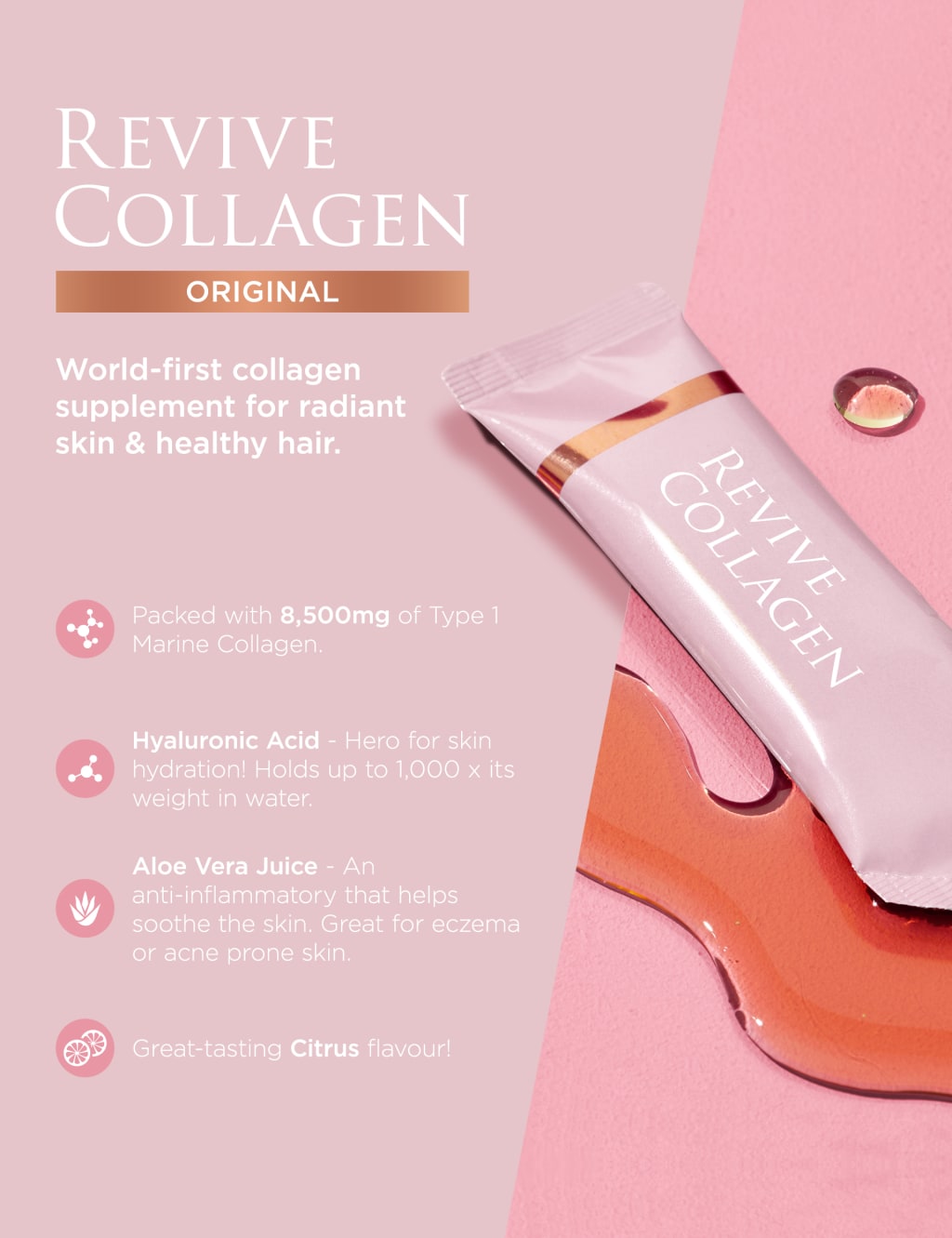 Original, 8,500mg Marine Collagen 14 Day Sachets 3 of 7