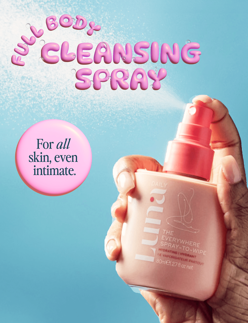 The Everywhere Spray-to-Wipe Hydrating 80ml 2 of 5