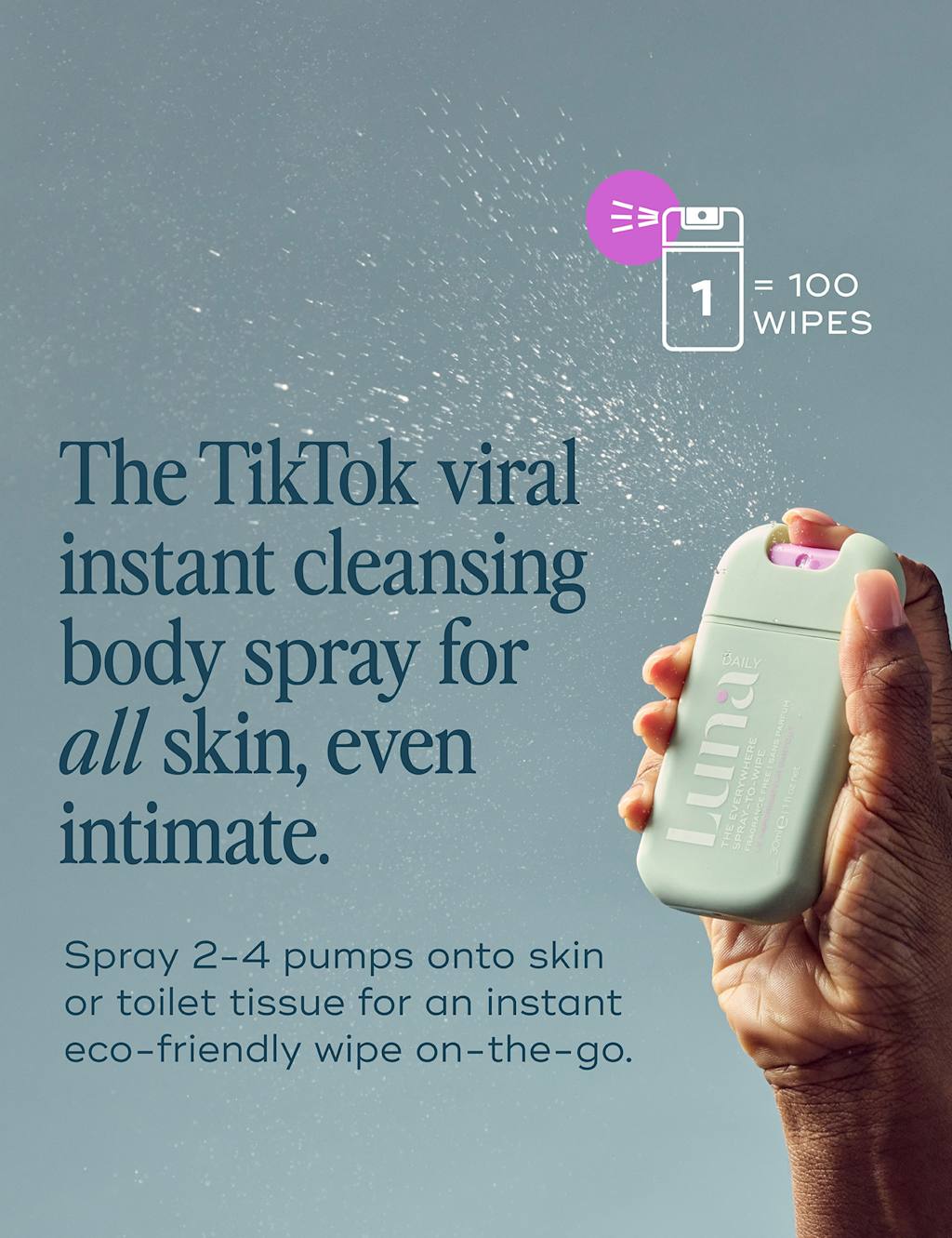 The Everywhere Spray-to-Wipe Frag Free 30ml 3 of 8