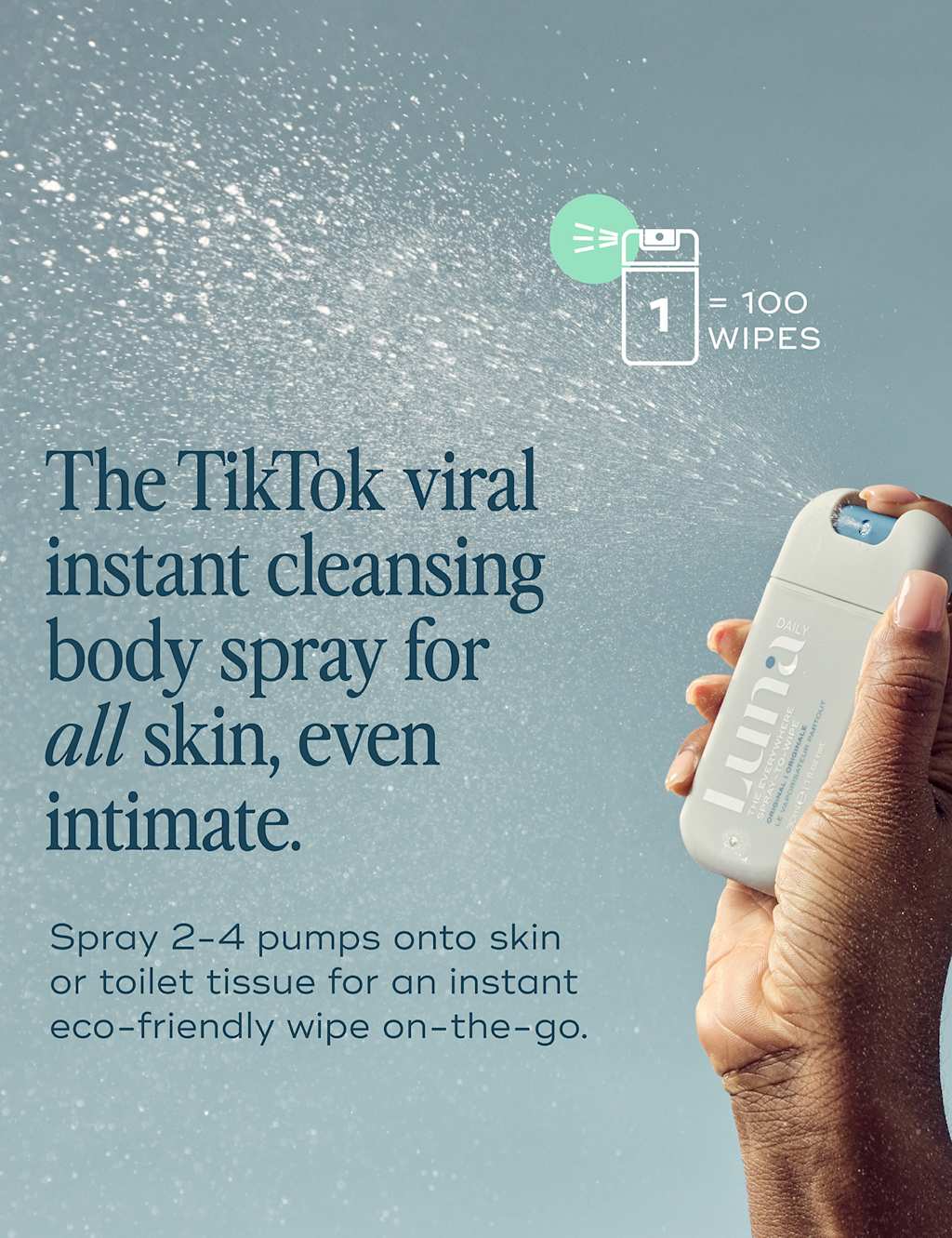 The Everywhere Spray-to-Wipe Original 30ml 3 of 8