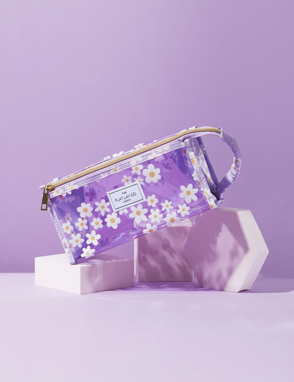 Makeup Jelly Box Bag in Lilac Daisy 6 of 6