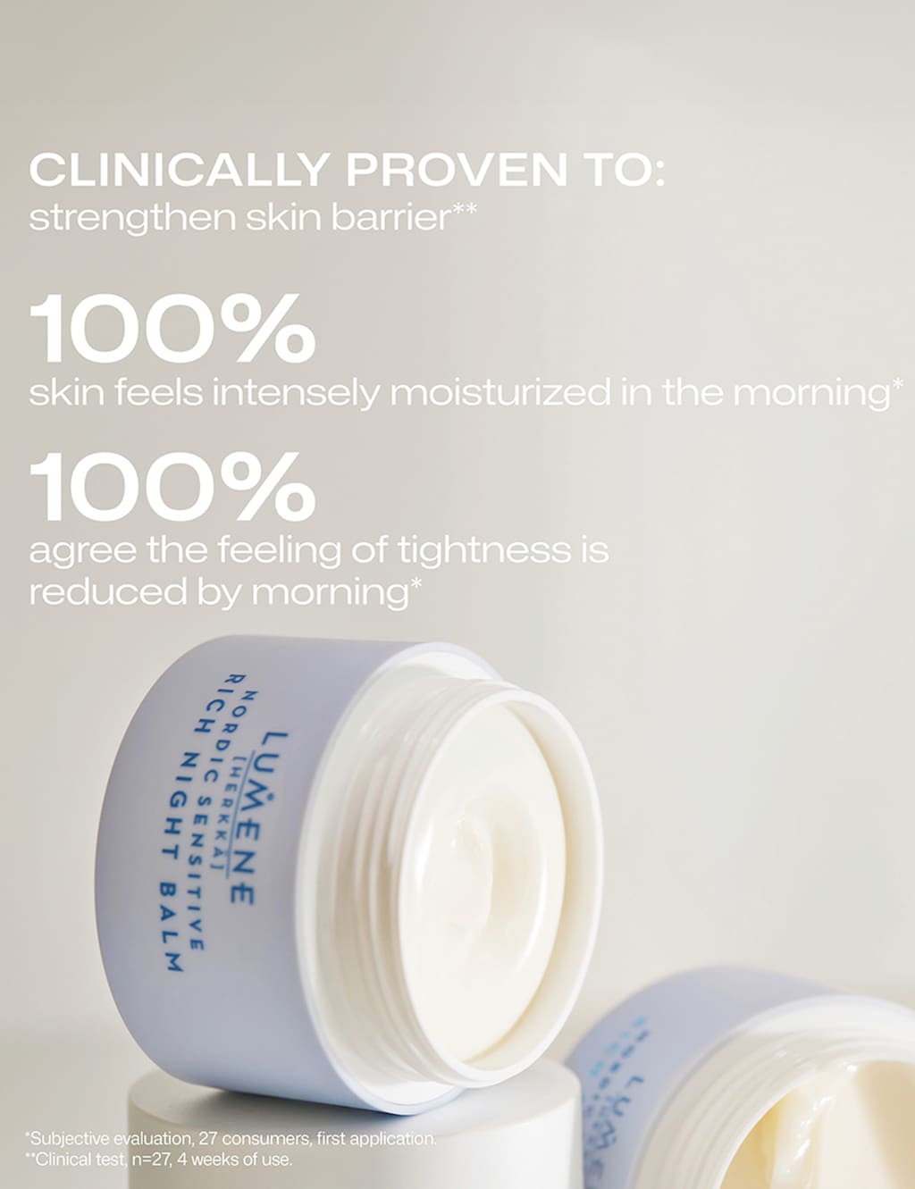 Lumene Nordic Sensitive [HERKKÄ] Rich Night Balm 50ml 6 of 6