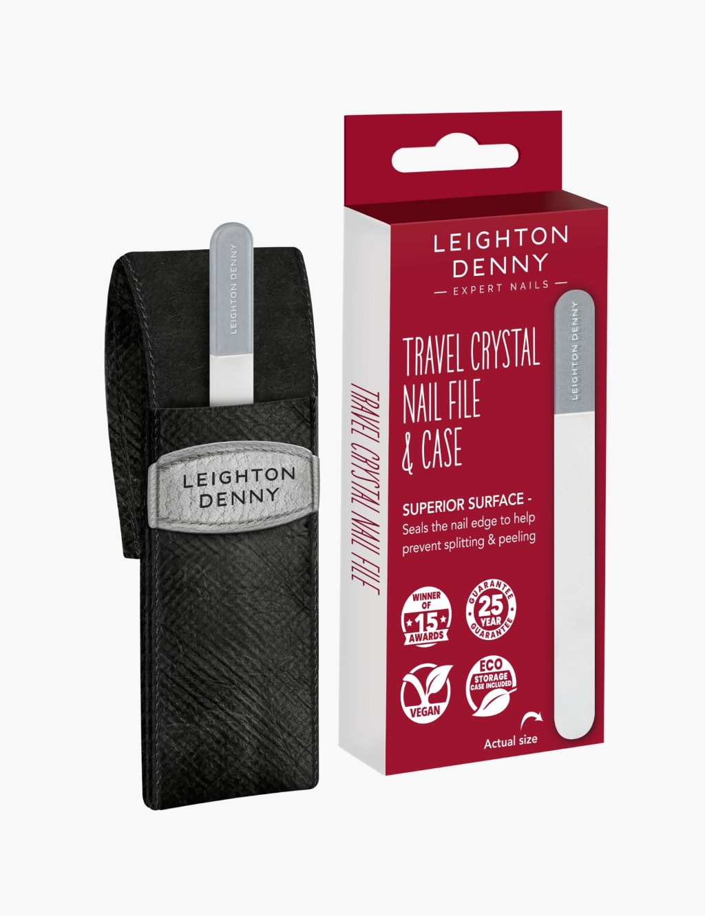 Mini Travel Crystal Nail File & Case 90mm 5 of 6