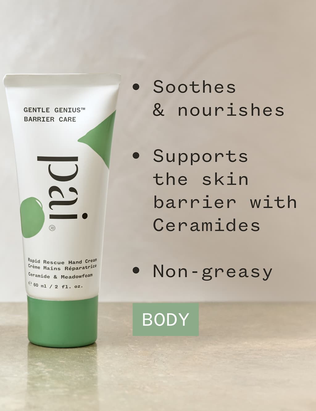 GENTLE GENIUS™ Barrier Care Rapid Rescue Hand Cream 60ml 6 of 7