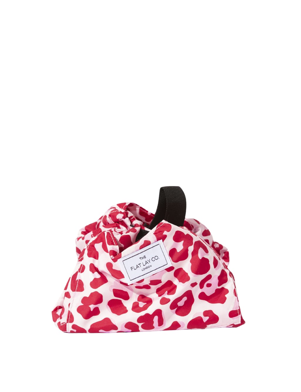 Open Flat Makeup Bag In Pink Leopard 3 of 6