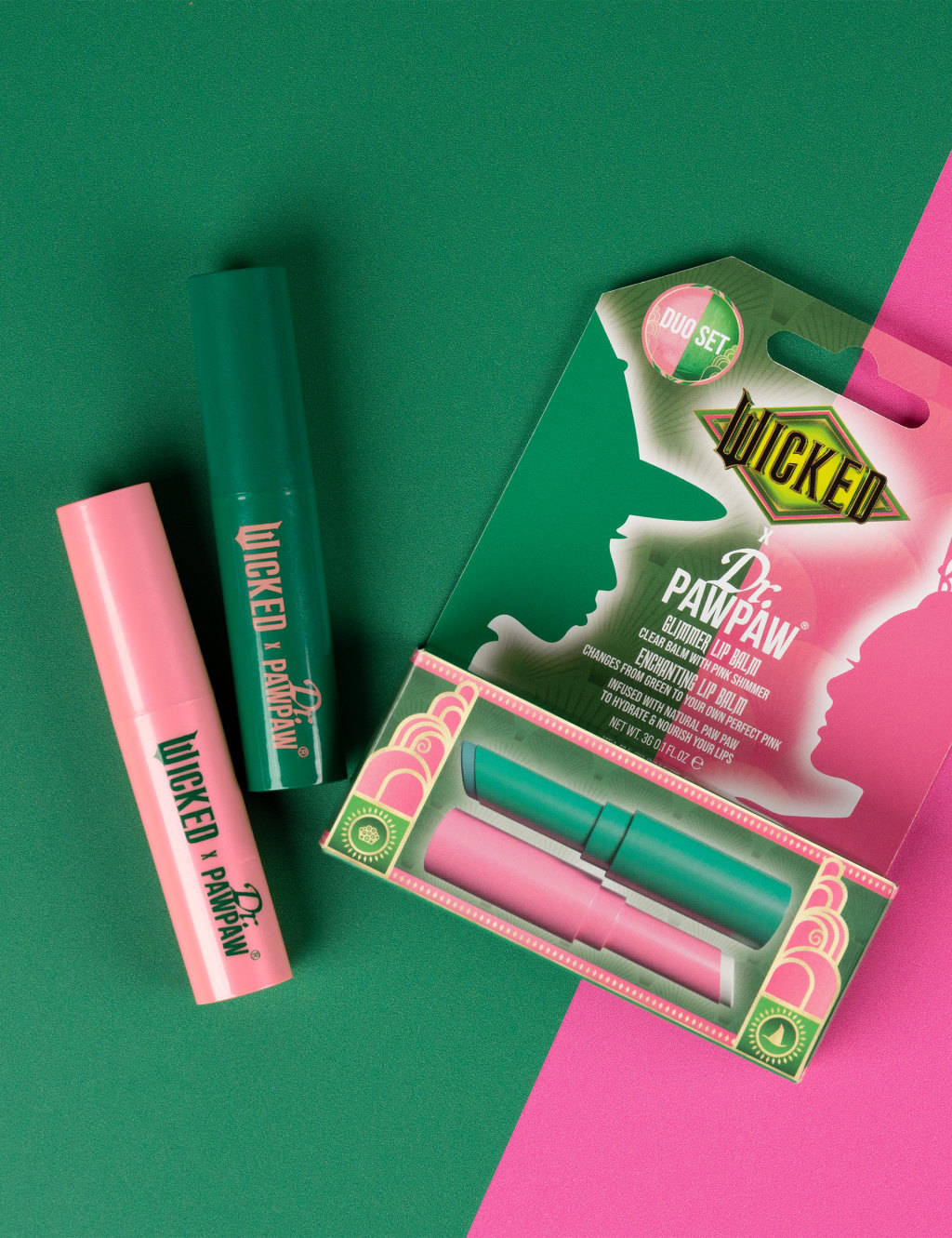 Dr. PAWPAW x Wicked Enchanting & Glimmer Lip Balm Duo 2 of 7