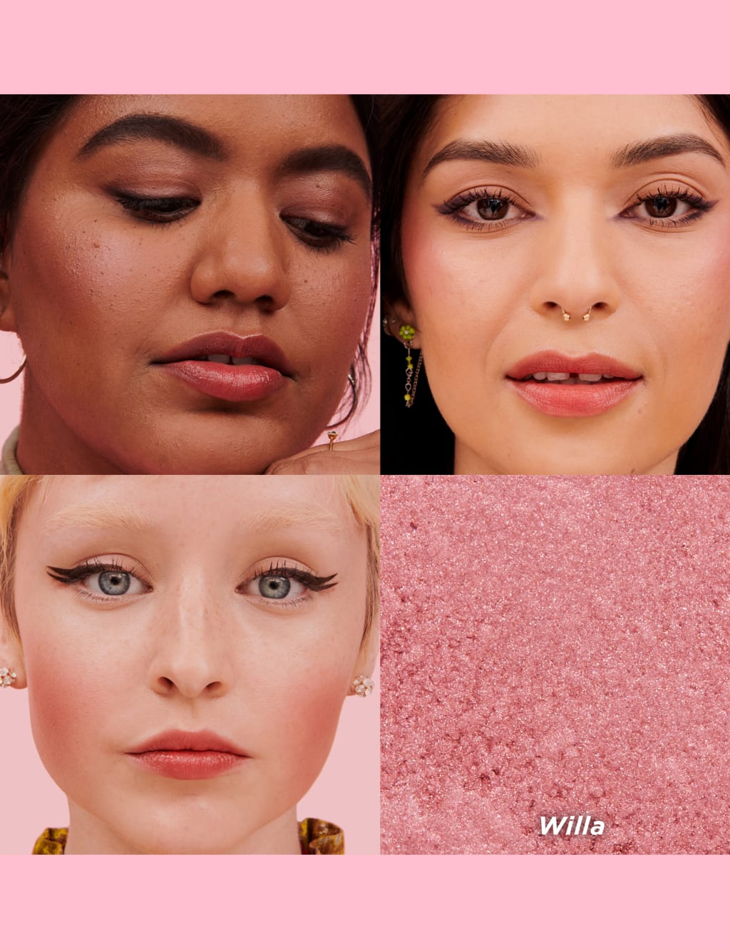 Willa Soft Neutral-Rose Blush Powder Mini 2.5g 2 of 5