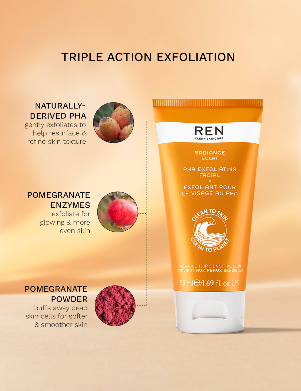 Radiance PHA Exfoliating Facial 50ml 3 of 9