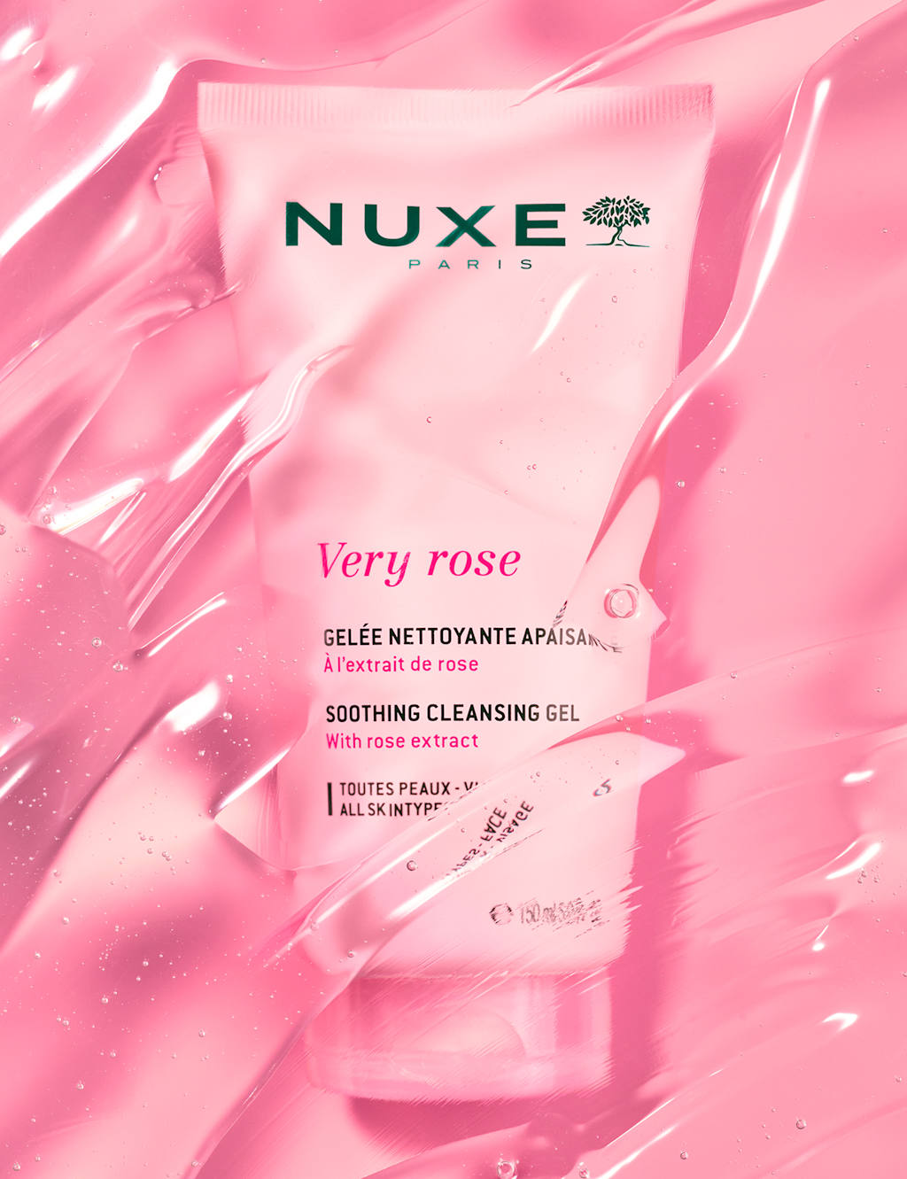 NUXE Very Rose Soothing Cleansing Gel 150ml 4 of 5