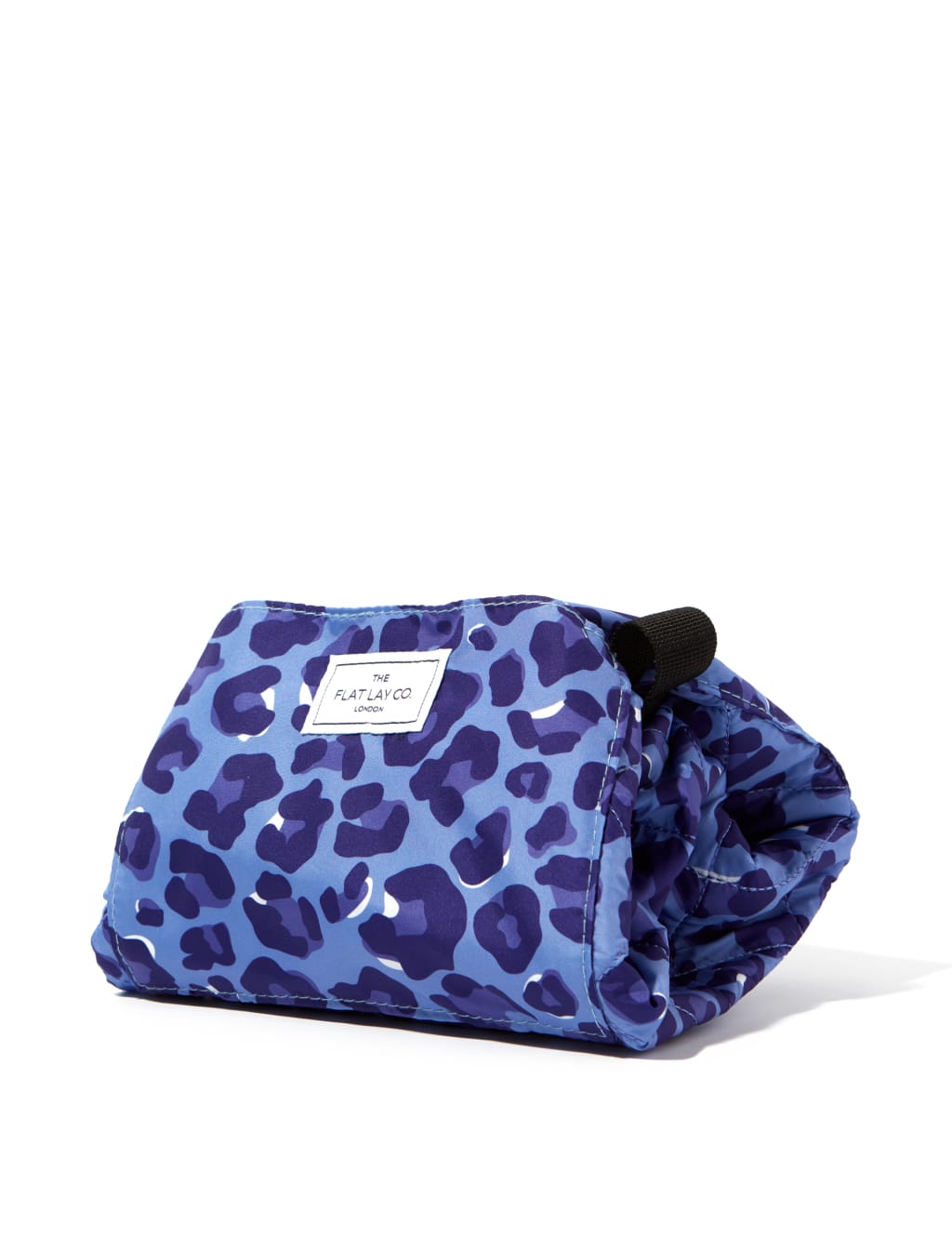 Blue Leopard Full Size Flat Lay Makeup Bag 2 of 10