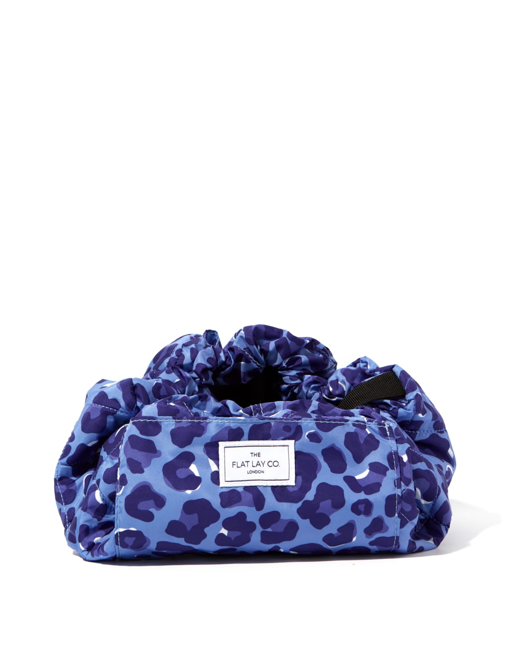 Blue Leopard Full Size Flat Lay Makeup Bag 4 of 10