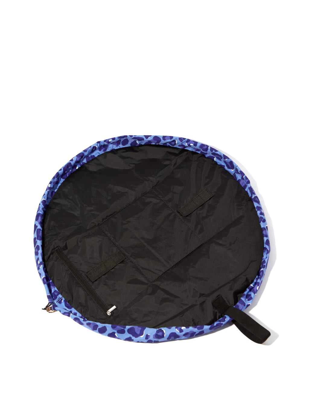 Blue Leopard Full Size Flat Lay Makeup Bag 5 of 10