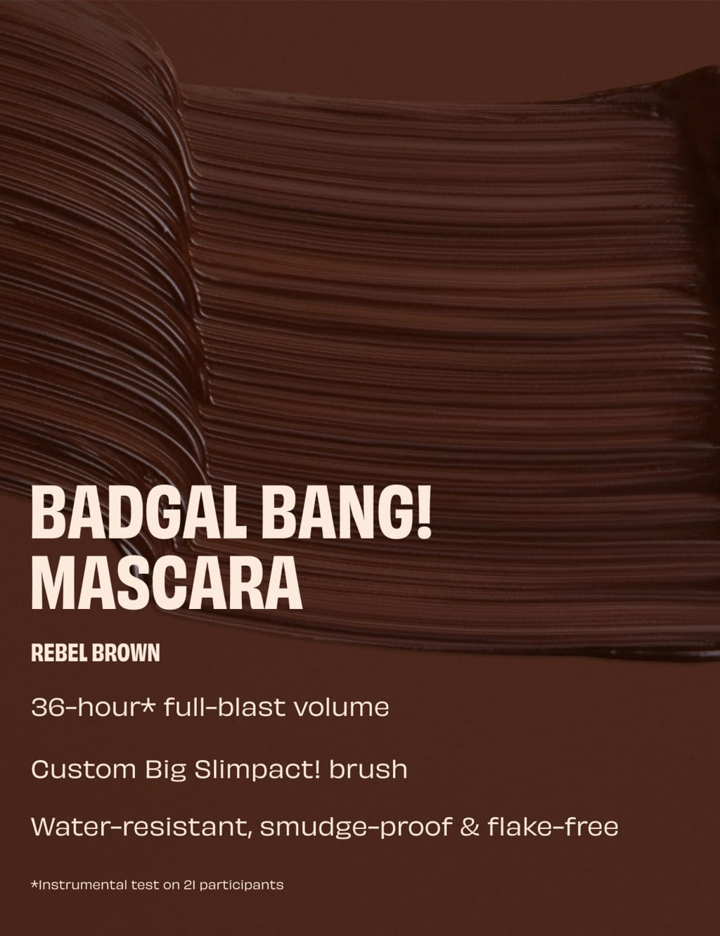Limited Edition Badgal Bang! Volumising Mascara Shade Rebel Brown 8.5g 4 of 10