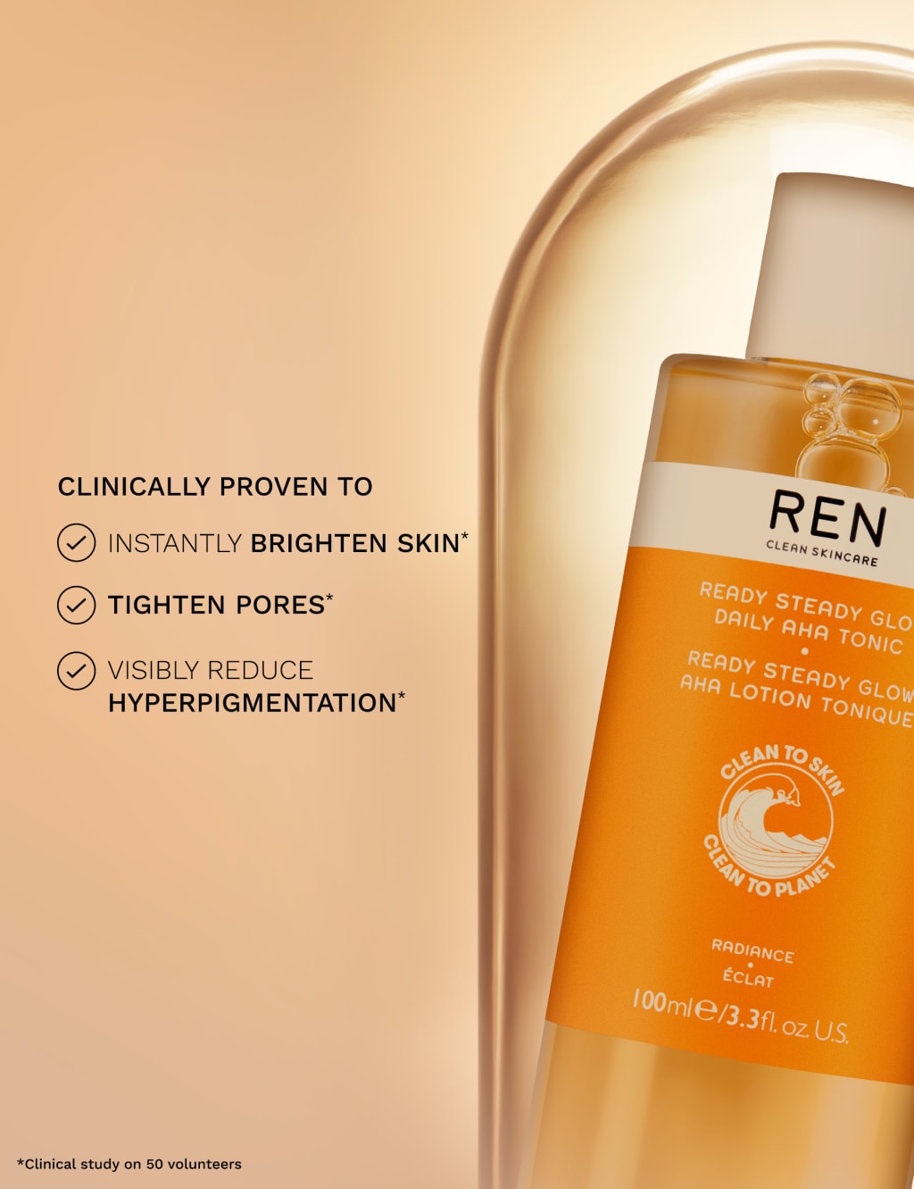 Ready Steady Glow Daily AHA Tonic 100ml 2 of 4