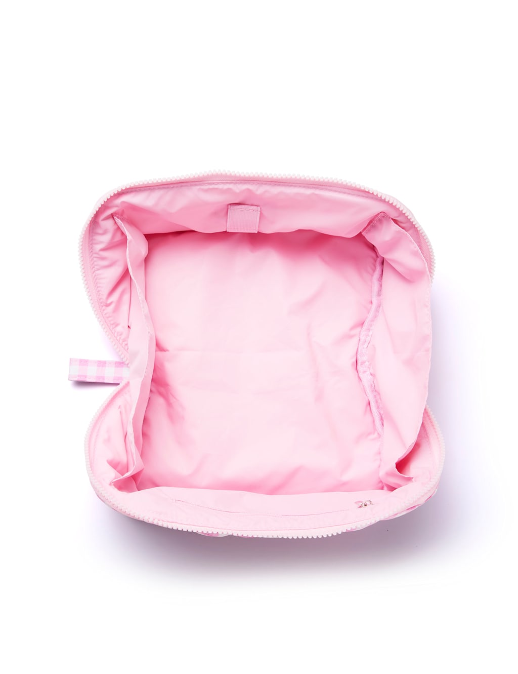 Flat Lay Makeup Box Bag - Pink Gingham Marshmallow 5 of 7