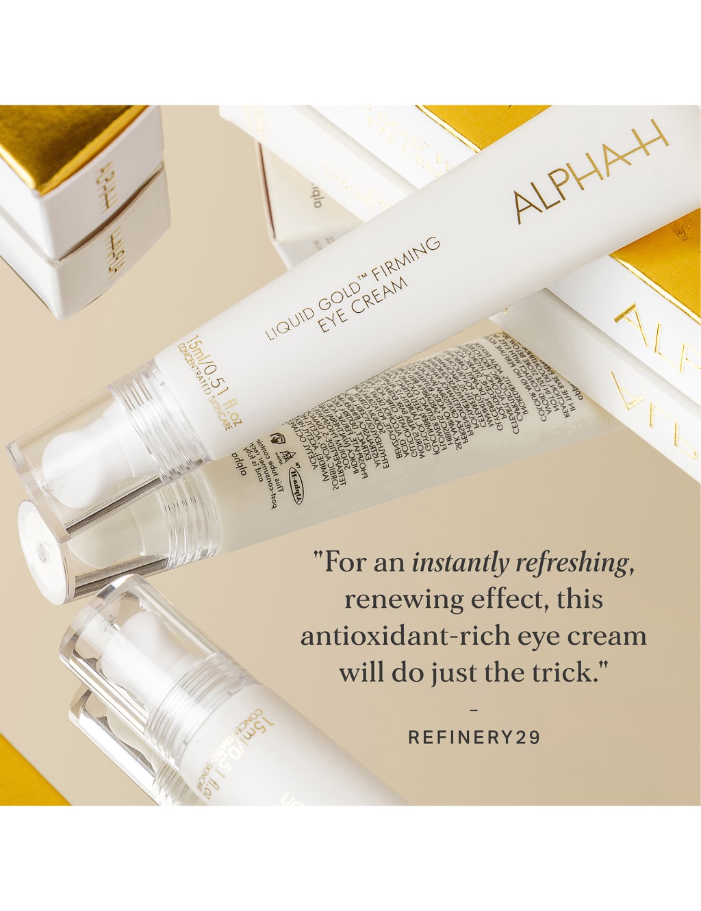Liquid Gold Firming Eye Cream with Lime Pearl AHAs 15ml 7 of 7