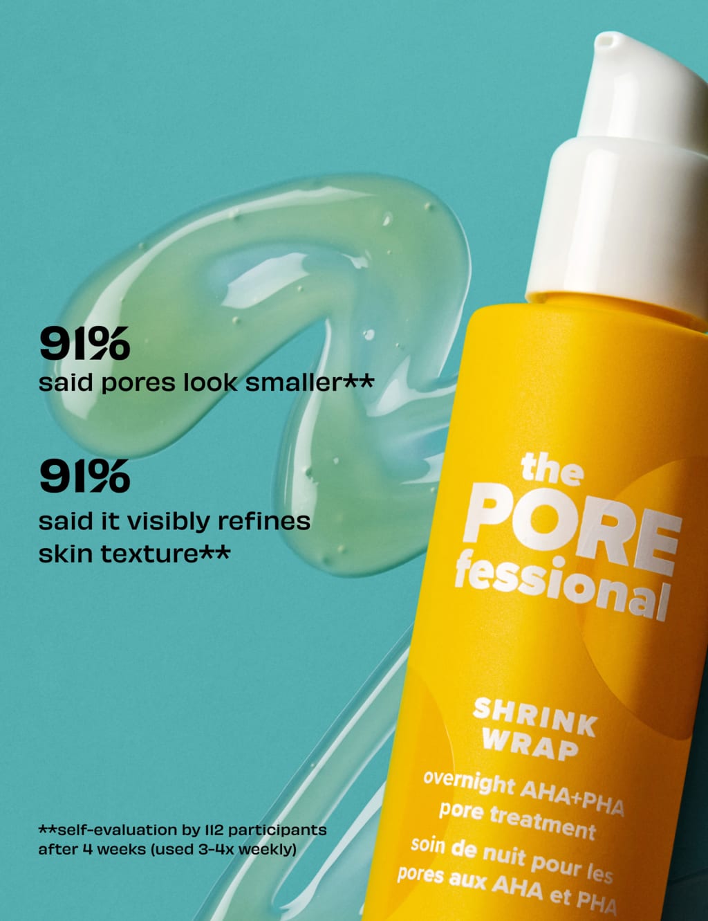 The Porefessional Shrink Wrap Overnight AHA & PHA Pore Treatment 50ml 2 of 9