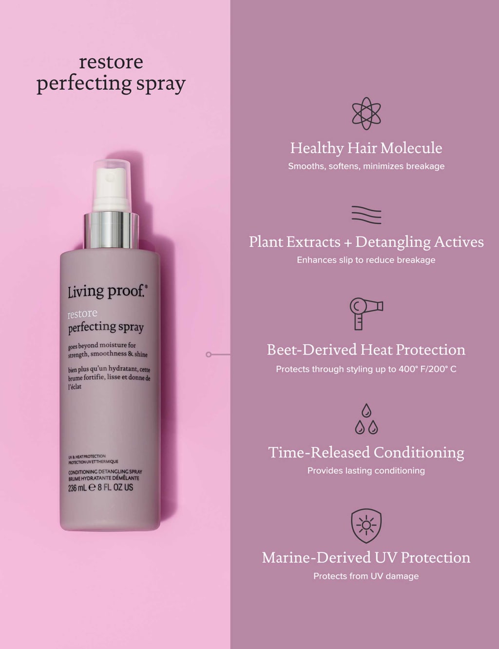 Restore Perfecting Spray 236ml 2 of 3