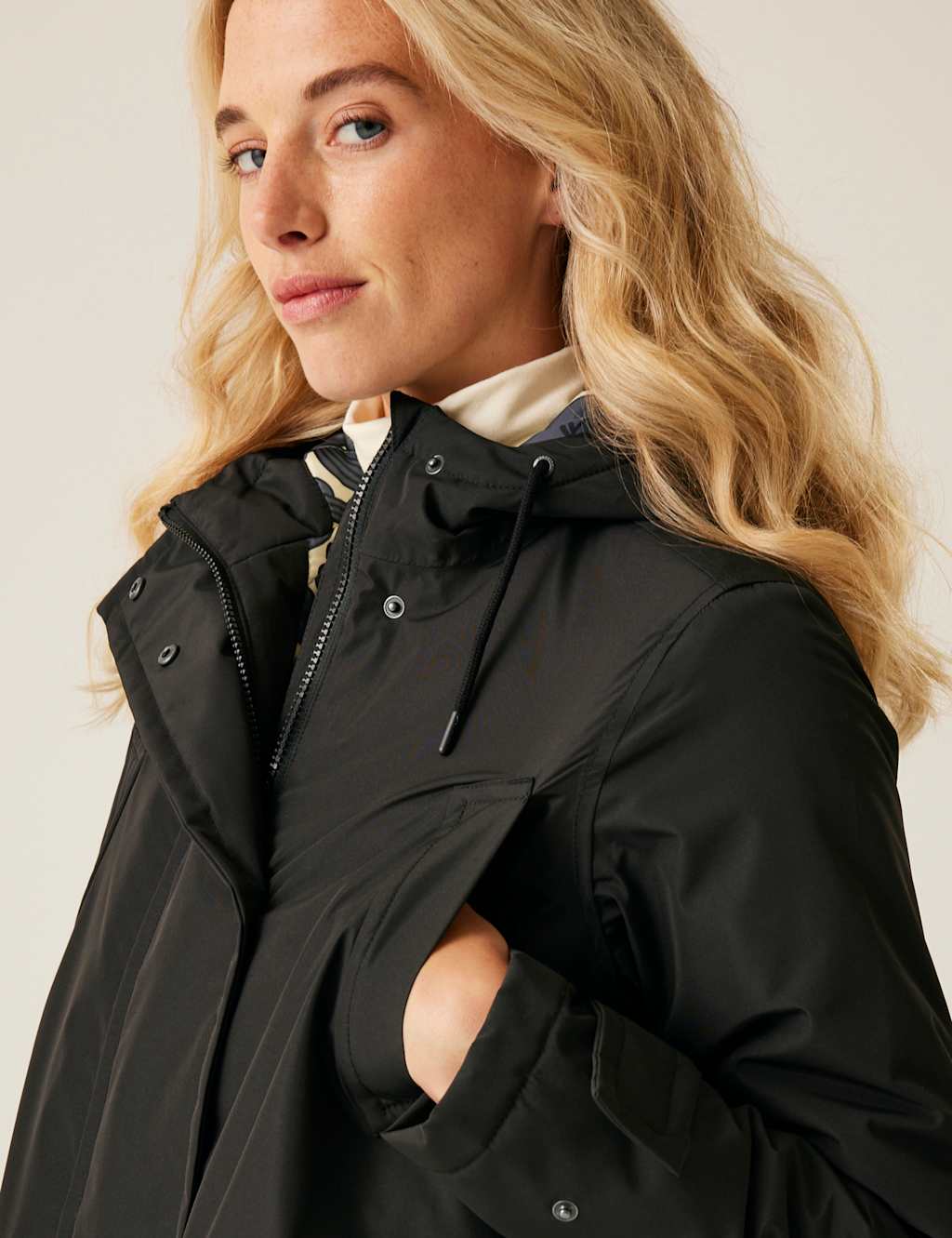 Orla Kiely Waterproof Hooded Longline Coat 5 of 9