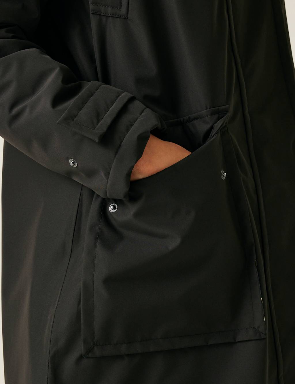 Orla Kiely Waterproof Hooded Longline Coat 9 of 9