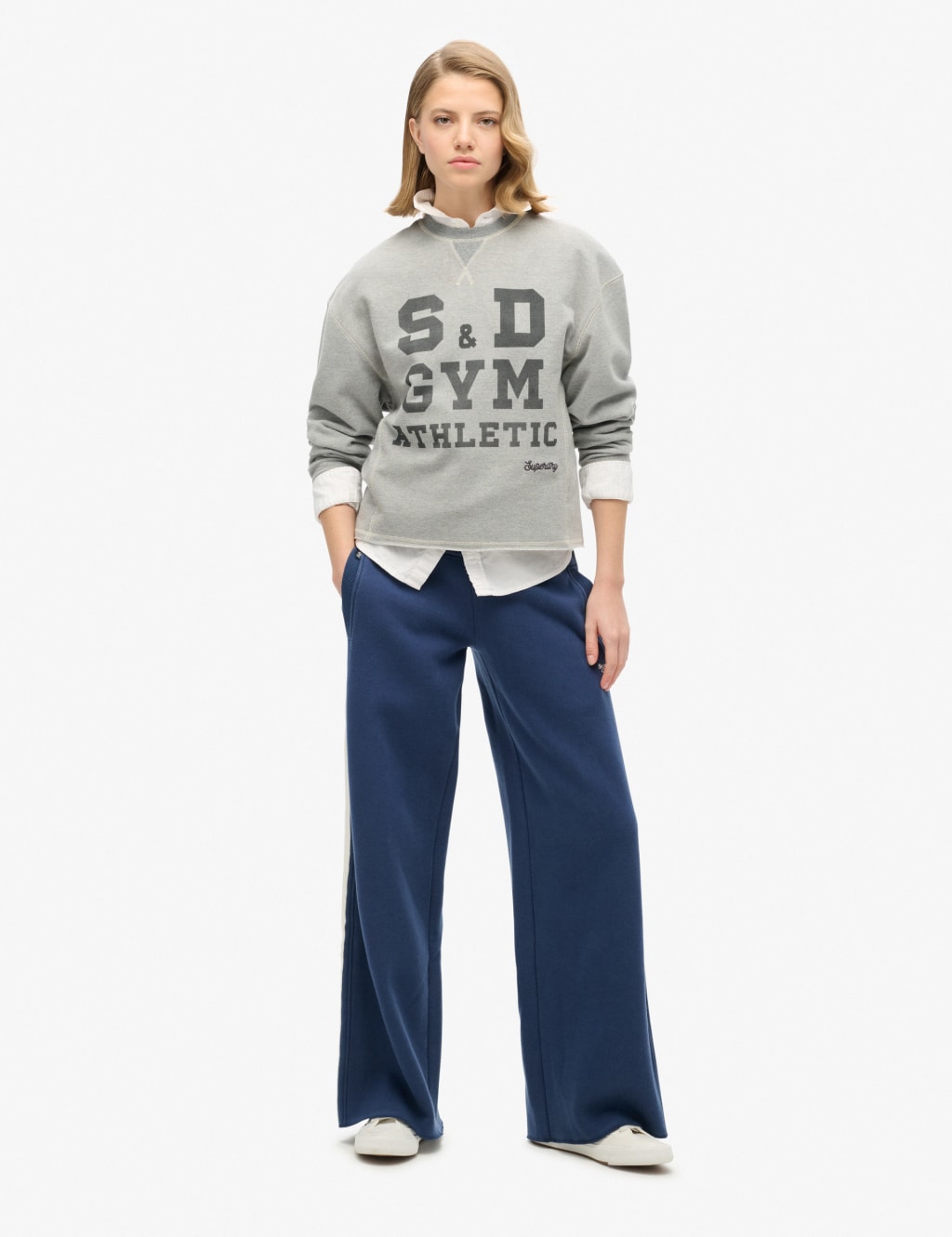 Cotton Rich Wide Leg Joggers 2 of 6