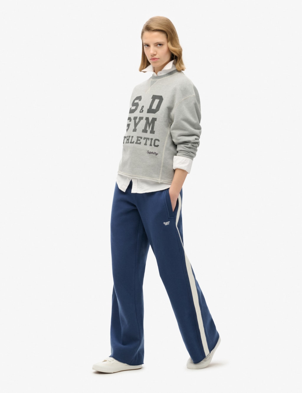 Cotton Rich Wide Leg Joggers 3 of 6