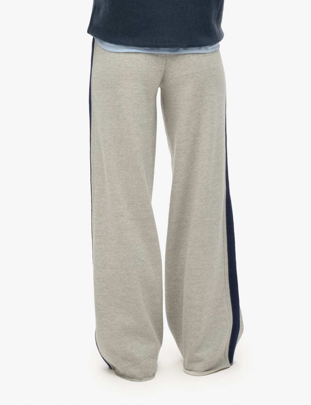 PLAIN EVERYDAY SOFT CASUAL WIDE LEG JOGGERS main image 0