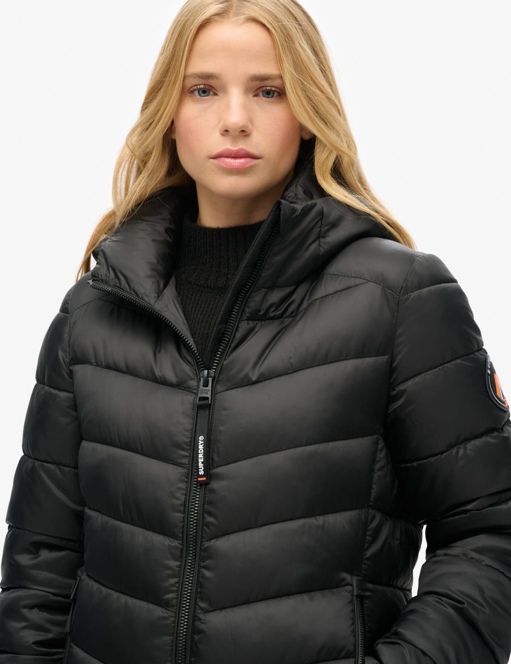 Padded Quilted Hooded Longline Jacket 4 of 7