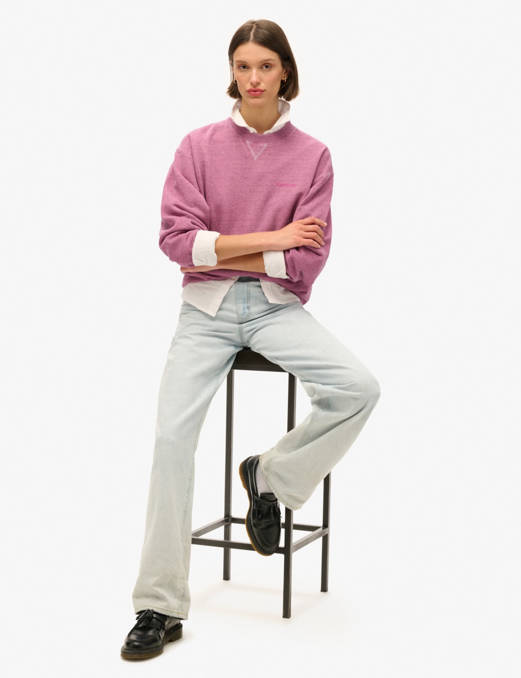 Pure Cotton Relaxed Sweatshirt 4 of 5
