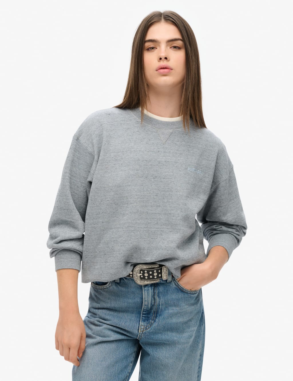 Pure Cotton Relaxed Sweatshirt 1 of 5