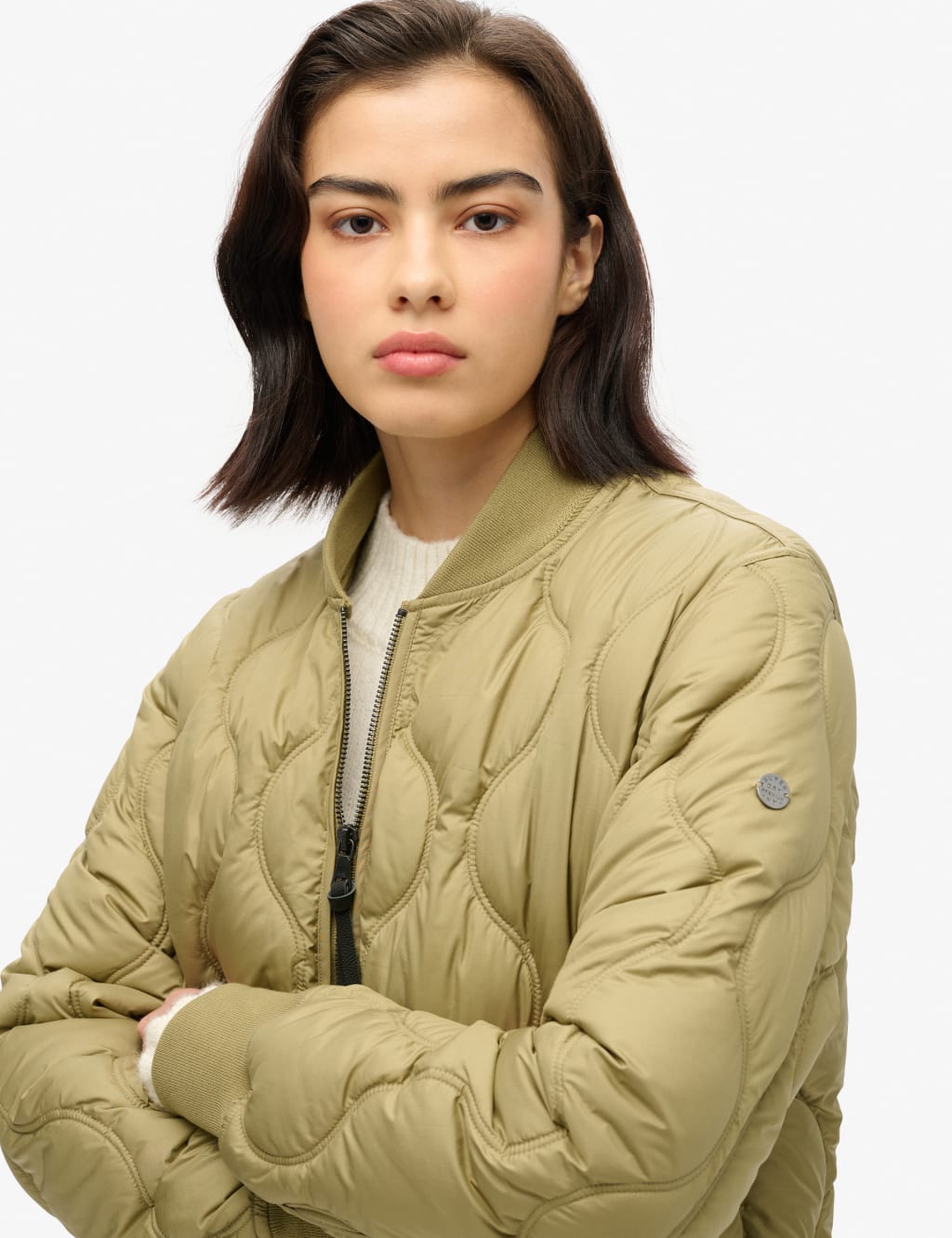 Quilted Lightweight Relaxed Coat 2 of 9