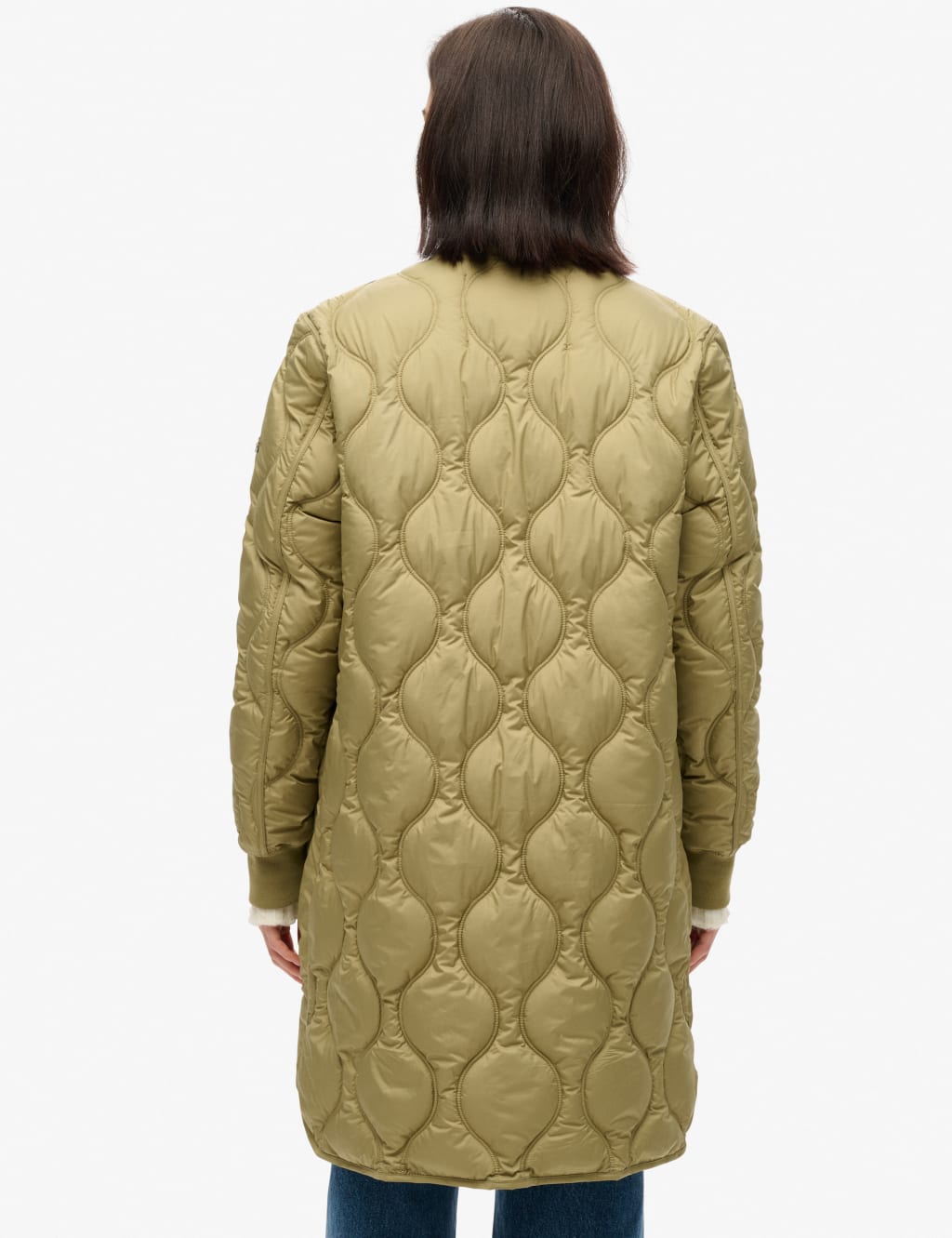Quilted Lightweight Relaxed Coat 3 of 9