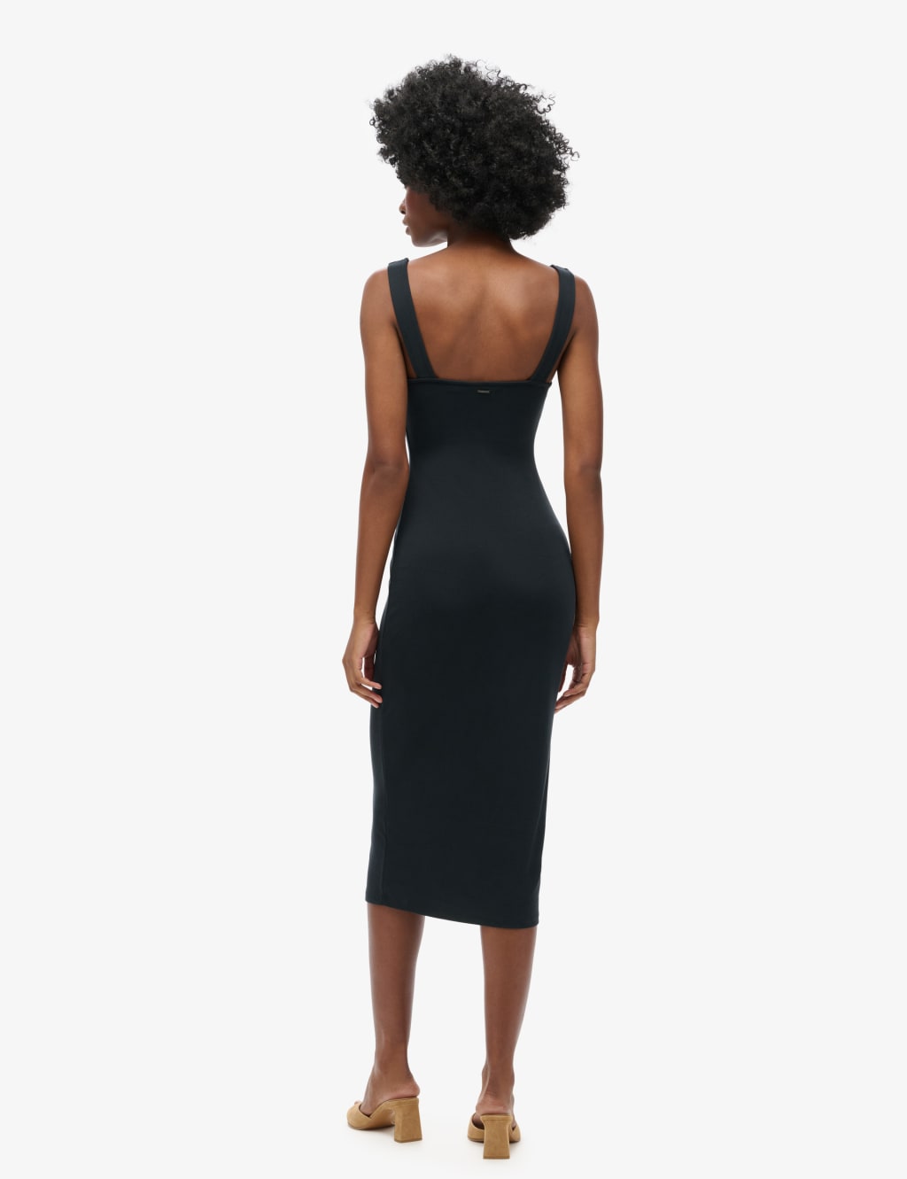 Jersey Square Neck Midi Bodycon Dress 5 of 5