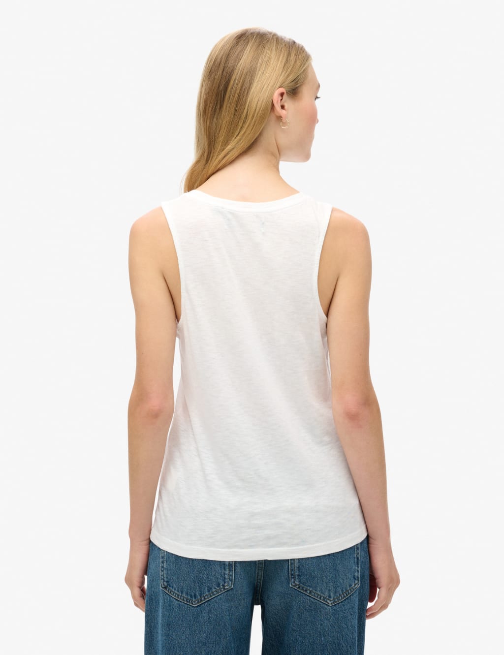 Cotton Rich Scoop Neck Tank Top 3 of 5