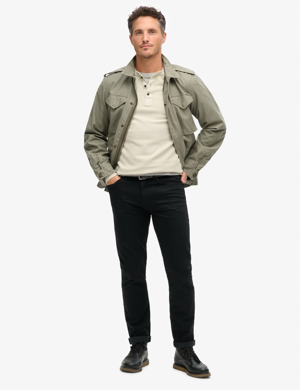 Pure Cotton Utility Jacket 4 of 5