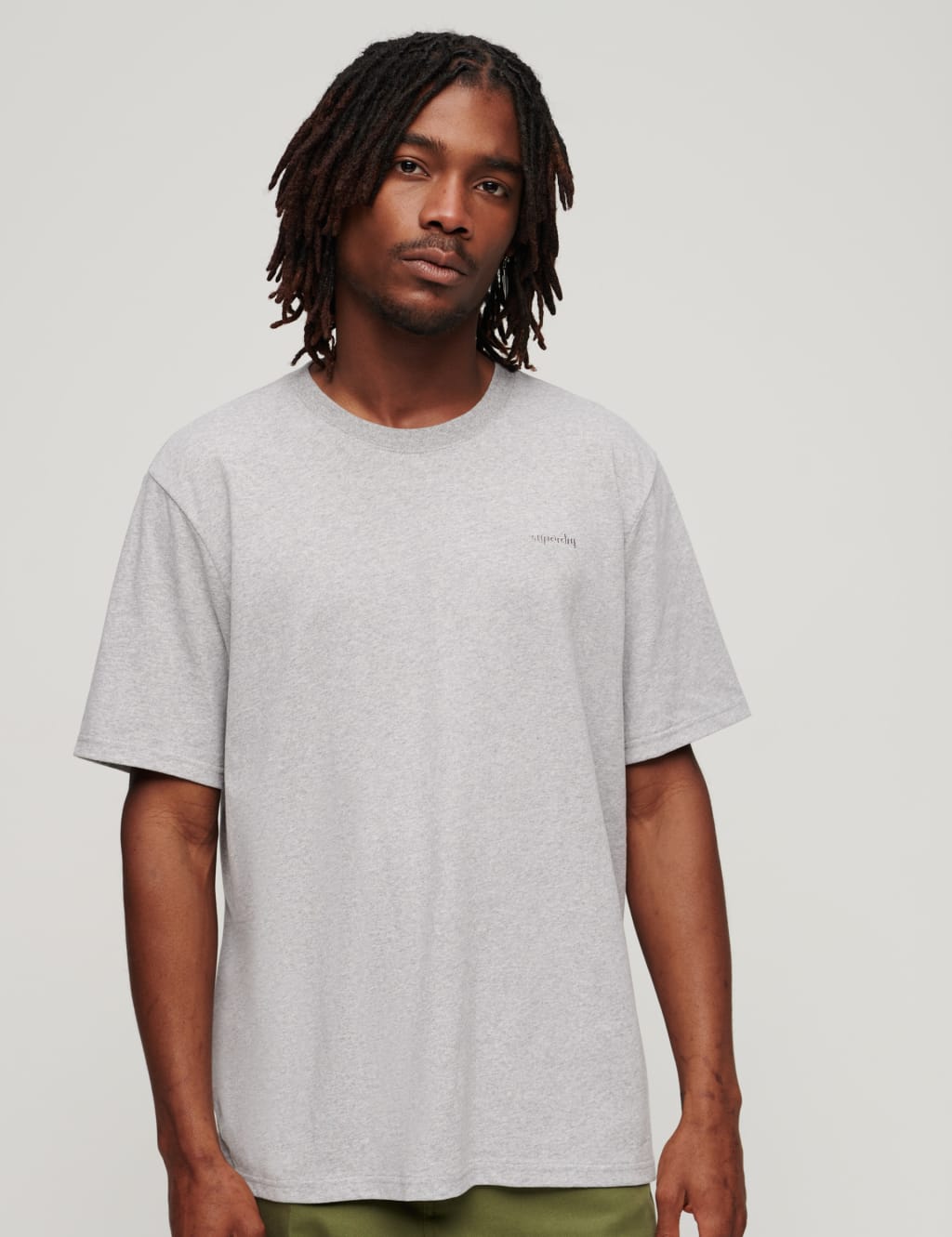 Oversized Cotton Rich Crew Neck T-Shirt 2 of 3
