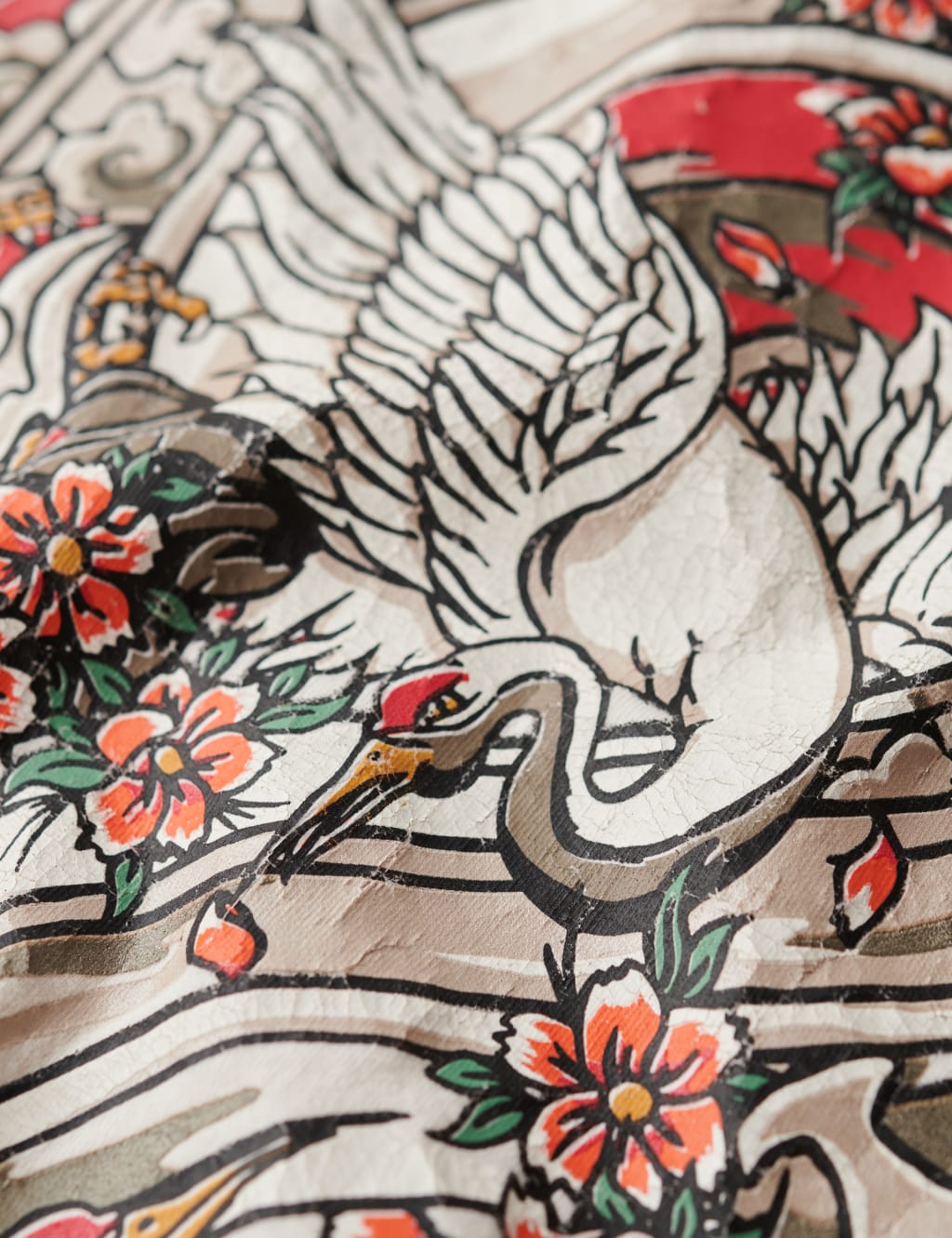 Pure Cotton Bird Graphic Crew Neck T-Shirt 5 of 6