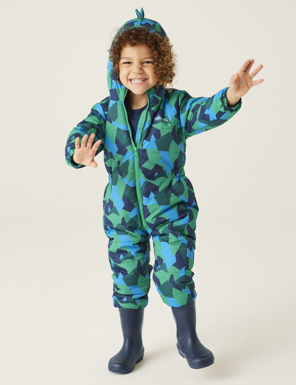Penrose Hooded Printed Puddlesuit (9 Mths-6 Yrs) 4 of 6