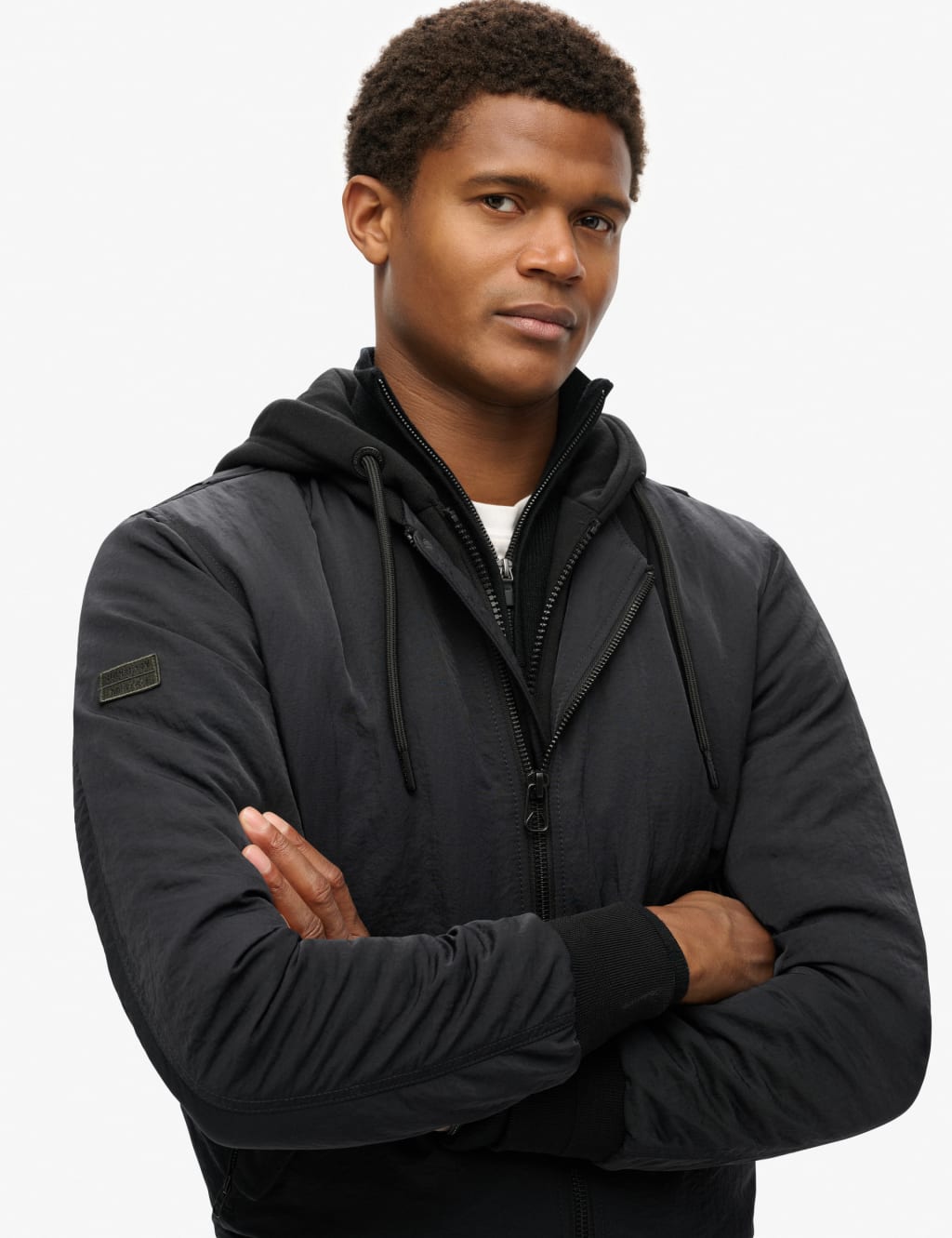Hooded Bomber Jacket 3 of 5