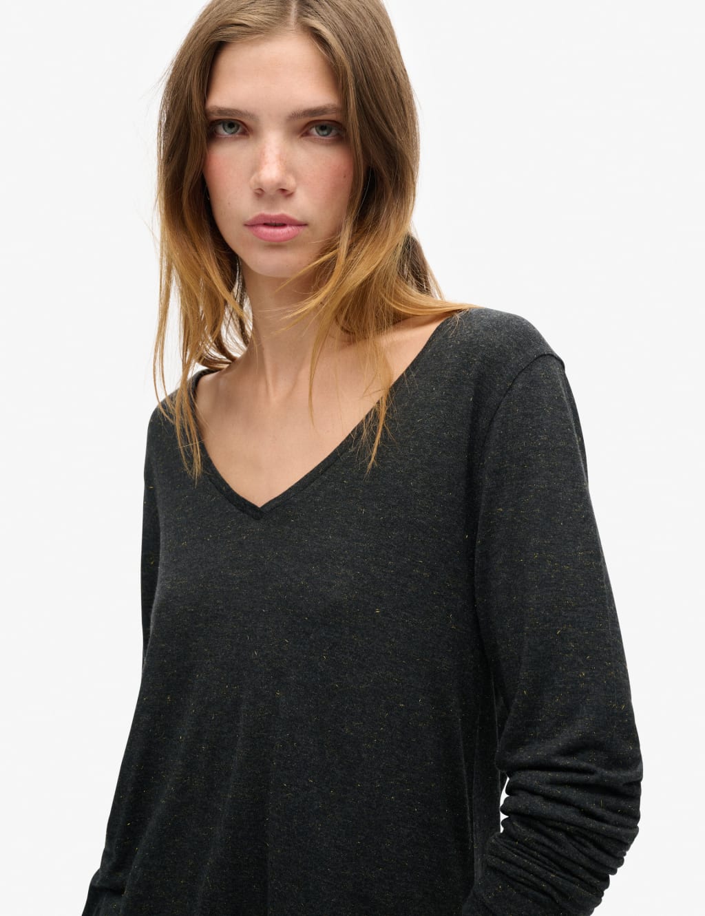 Jersey V-Neck Top 2 of 6