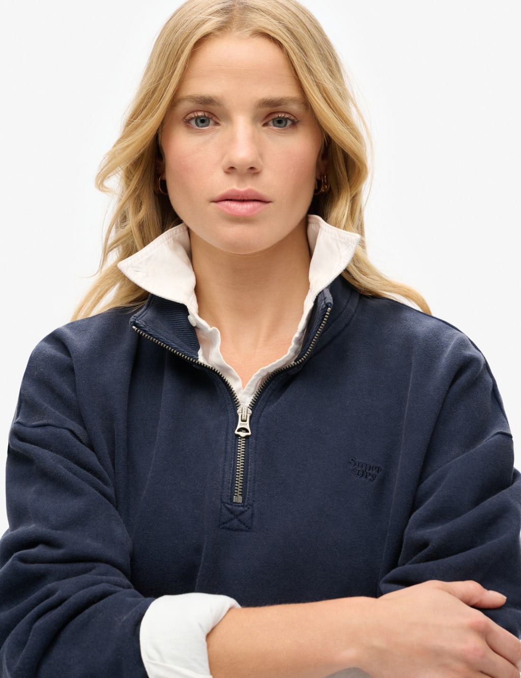 Pure Cotton Half Zip Sweatshirt 2 of 5