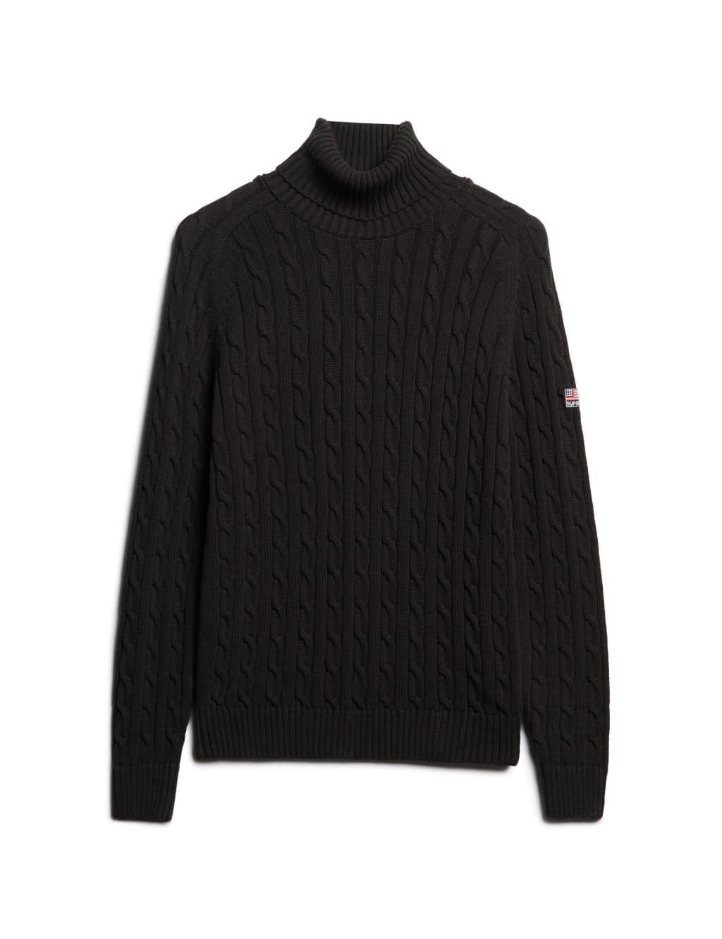 Petite black polo neck jumper on sale