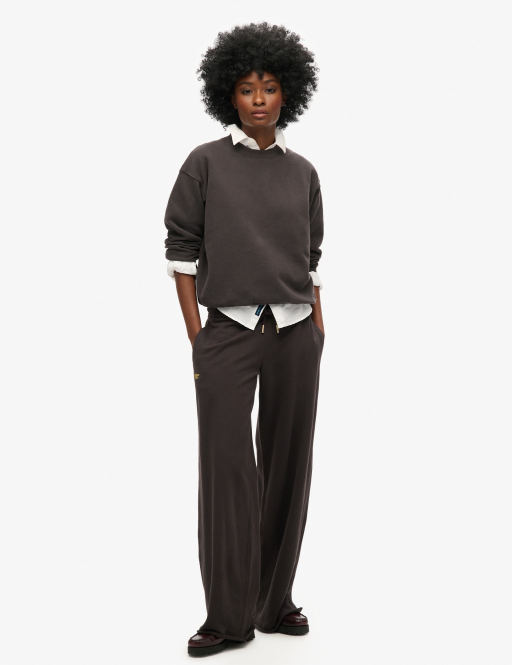 Cotton Rich Embroidered Crew Neck Relaxed Sweatshirt 5 of 7