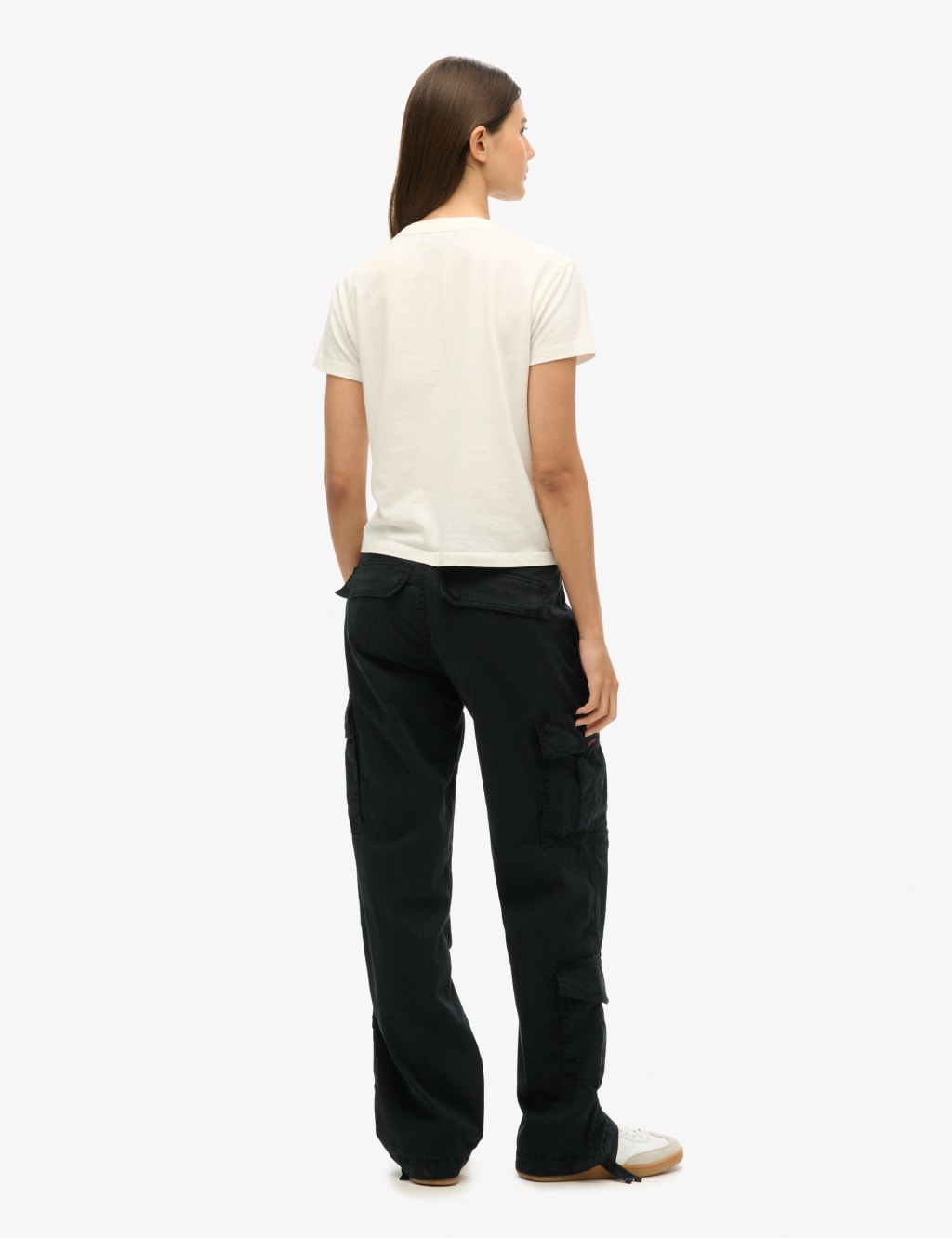 Cotton Rich Cargo Straight Leg Trousers 4 of 7