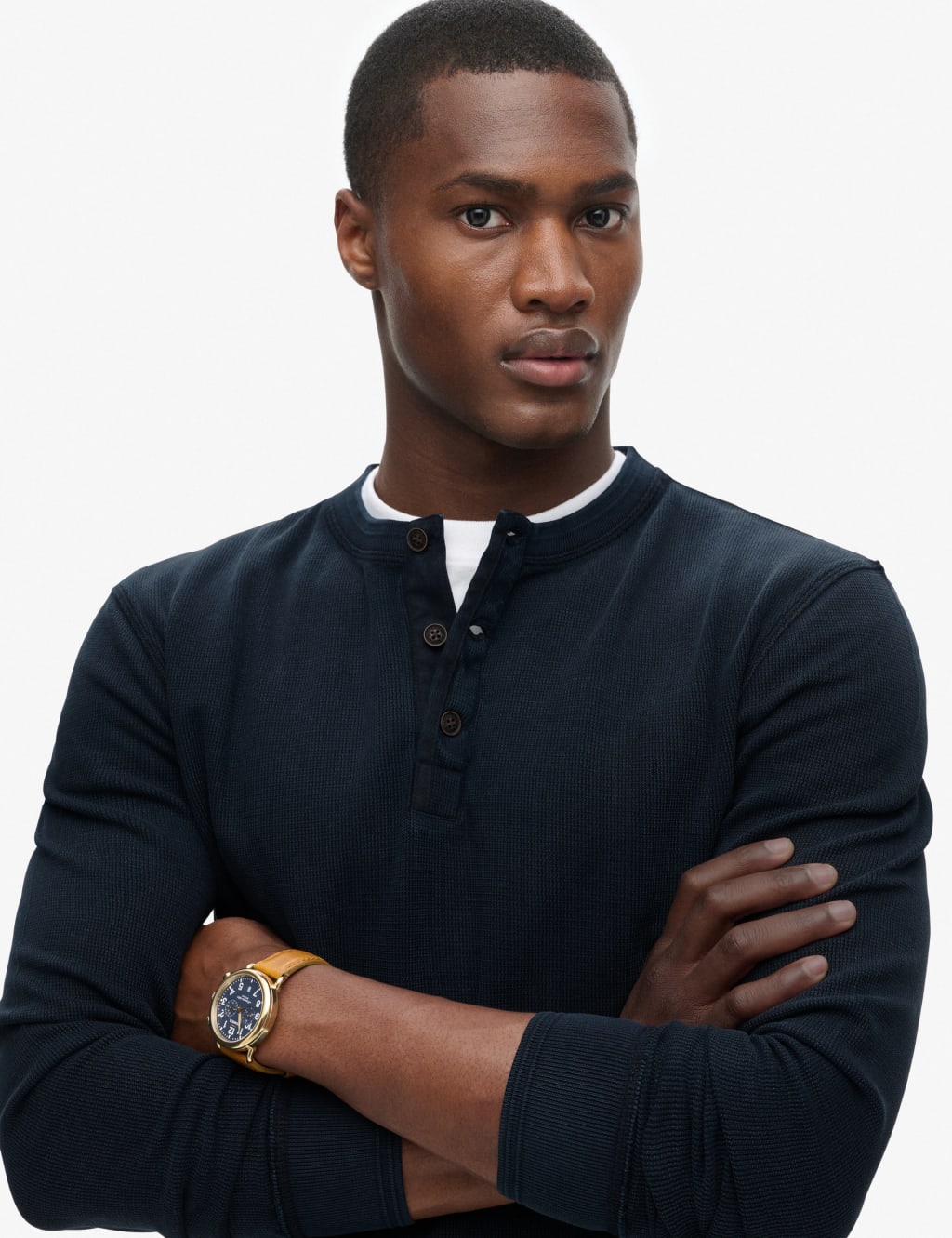 Overzized Pure Cotton Grandad Collar Top 5 of 6