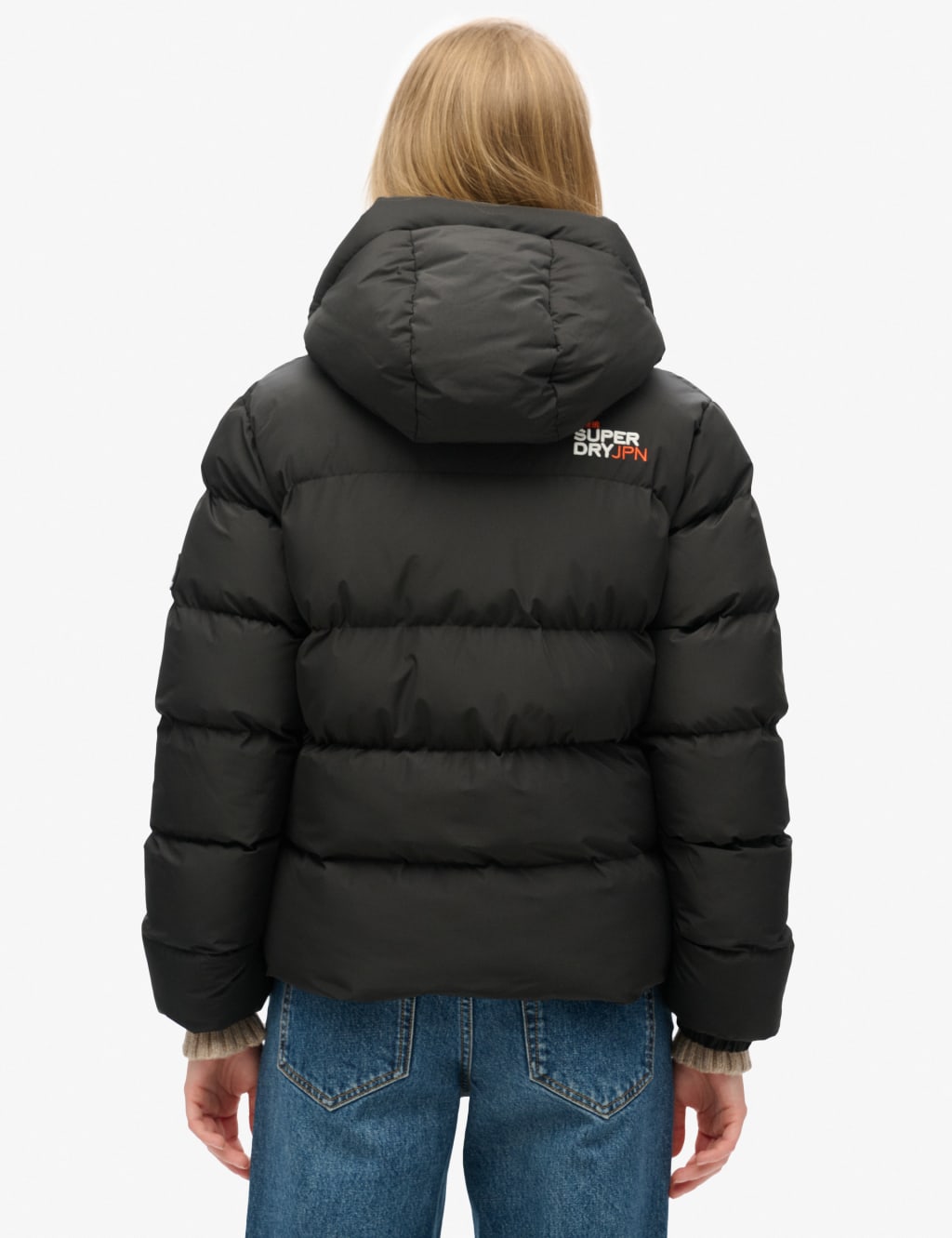 Padded Hooded High Neck Puffer Jacket 4 of 8