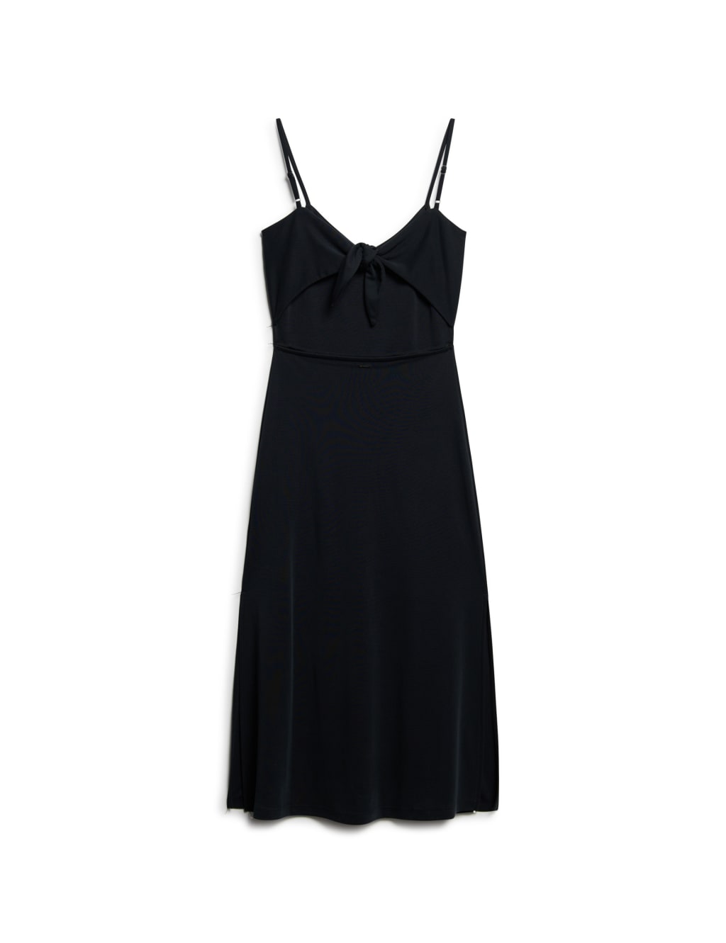 Jersey V-Neck Cut Out Detail Midi Slip Dress 2 of 6