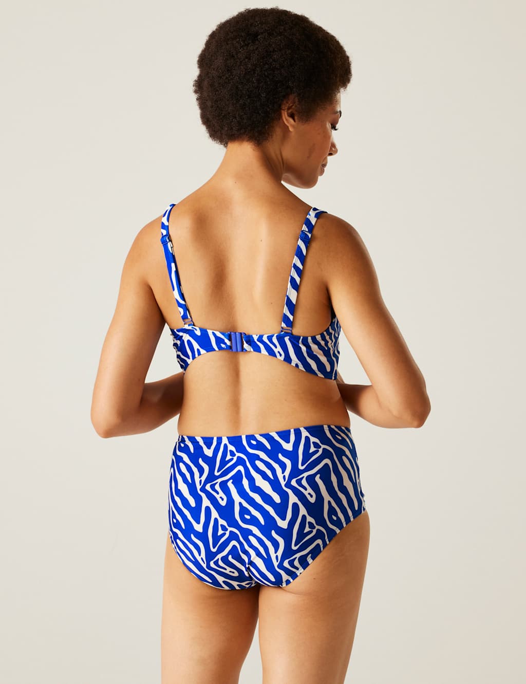 Paloma Striped V-Neck Bikini Top 5 of 6