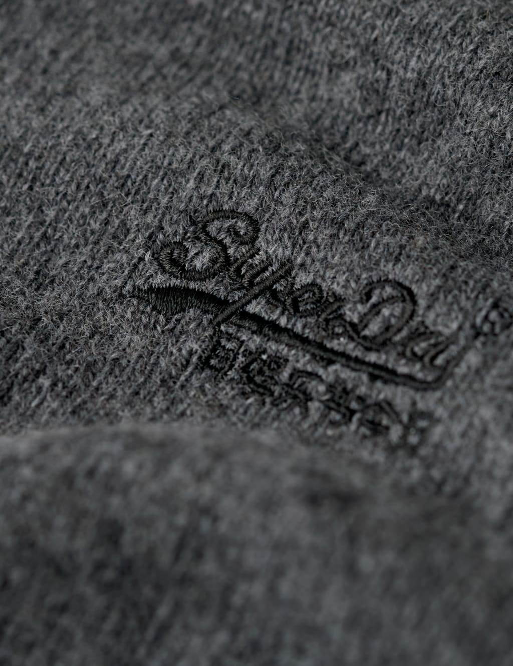 Wool Blend Cable V-Neck Half Zip Jumper 7 of 7