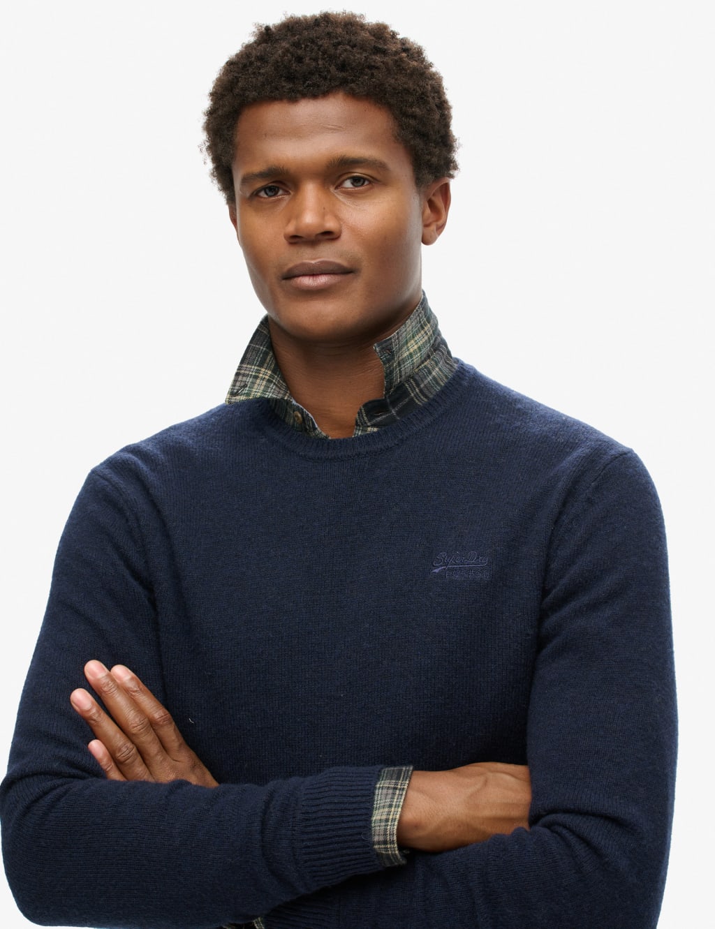 Wool Blend Ribbed Crew Neck Jumper 4 of 6